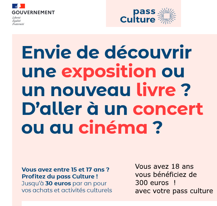 Déploiement du dispositif Pass culture avec le compte éduconnect élève